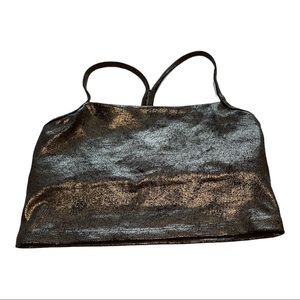 Beyond Yoga Sports Bra- Black/Gold